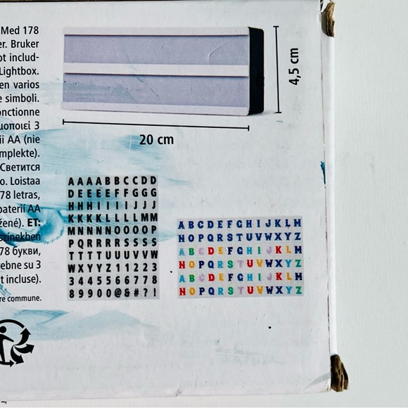 Light Box Cinema Light Box Home Decor LED two sets of letters - Picture 8 of 9